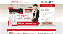 Desktop Screenshot of dermeffacefx7.com